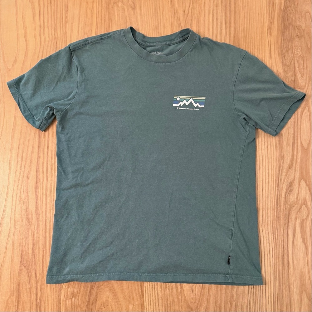 Men's Billabong Green Graphic T-Shirt